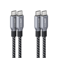 Prime USB-C to USB-C Cable (240W, Upcycled-Braided, 2-Pack) R1
