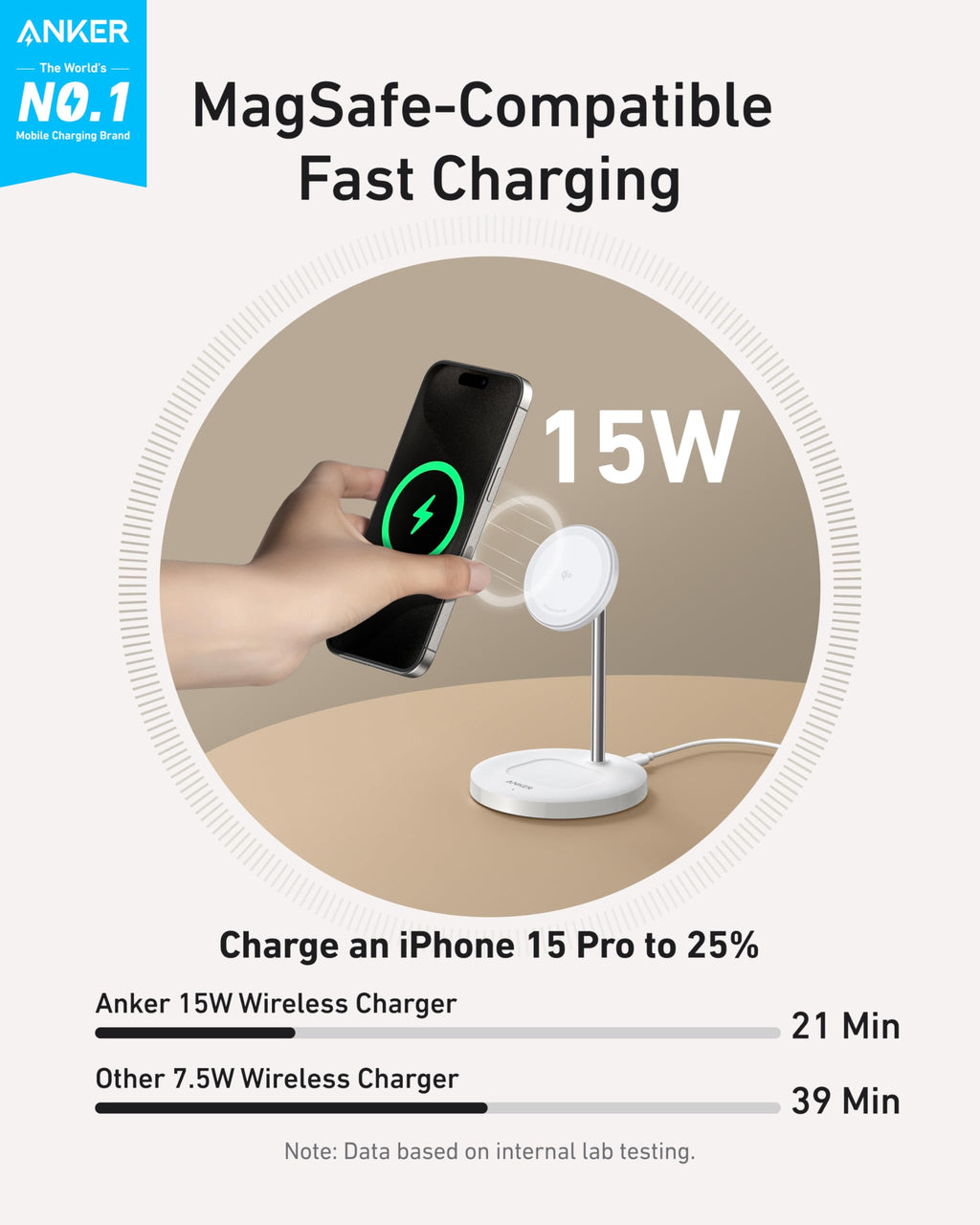 Refurbished MagGo Wireless Charger (2-in-1, Stand) X1
