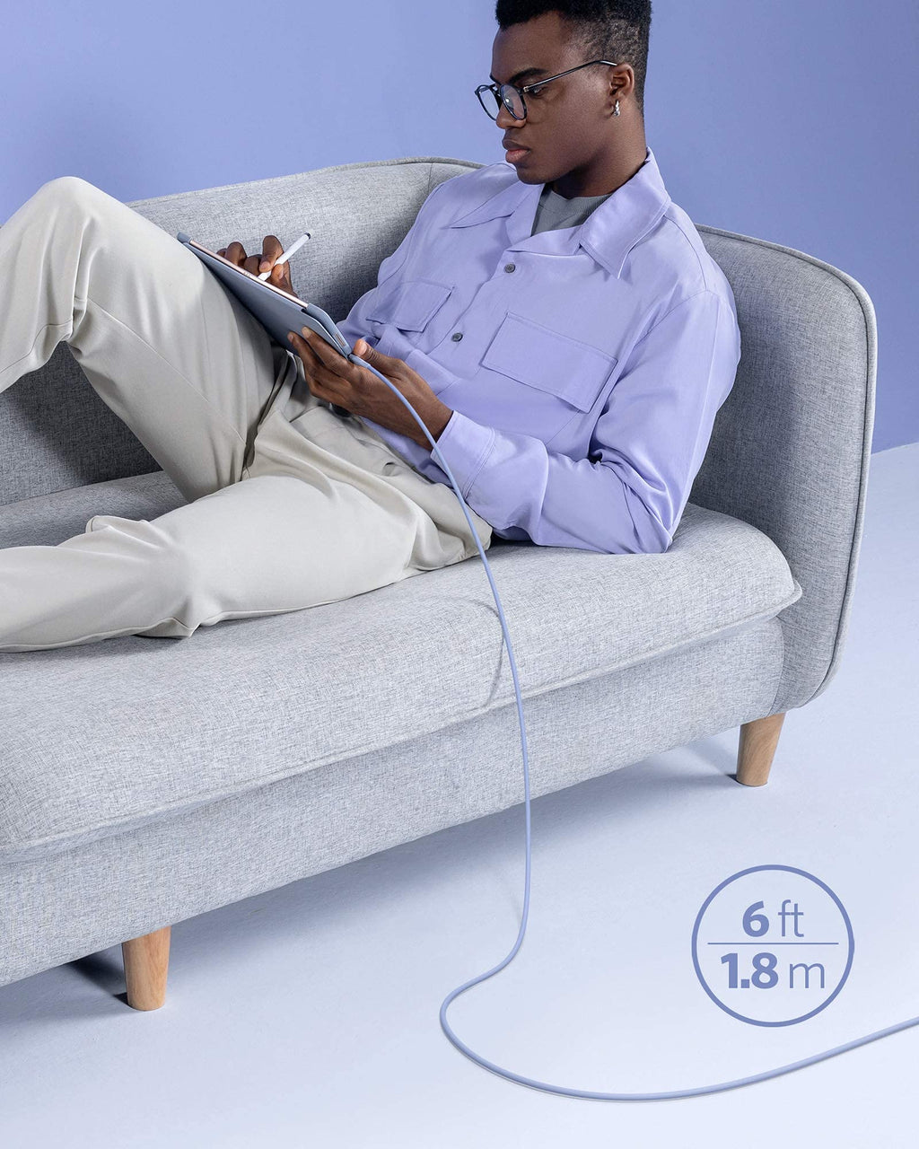 641 USB-C to Lightning Cable (Flow, Silicone) Y6