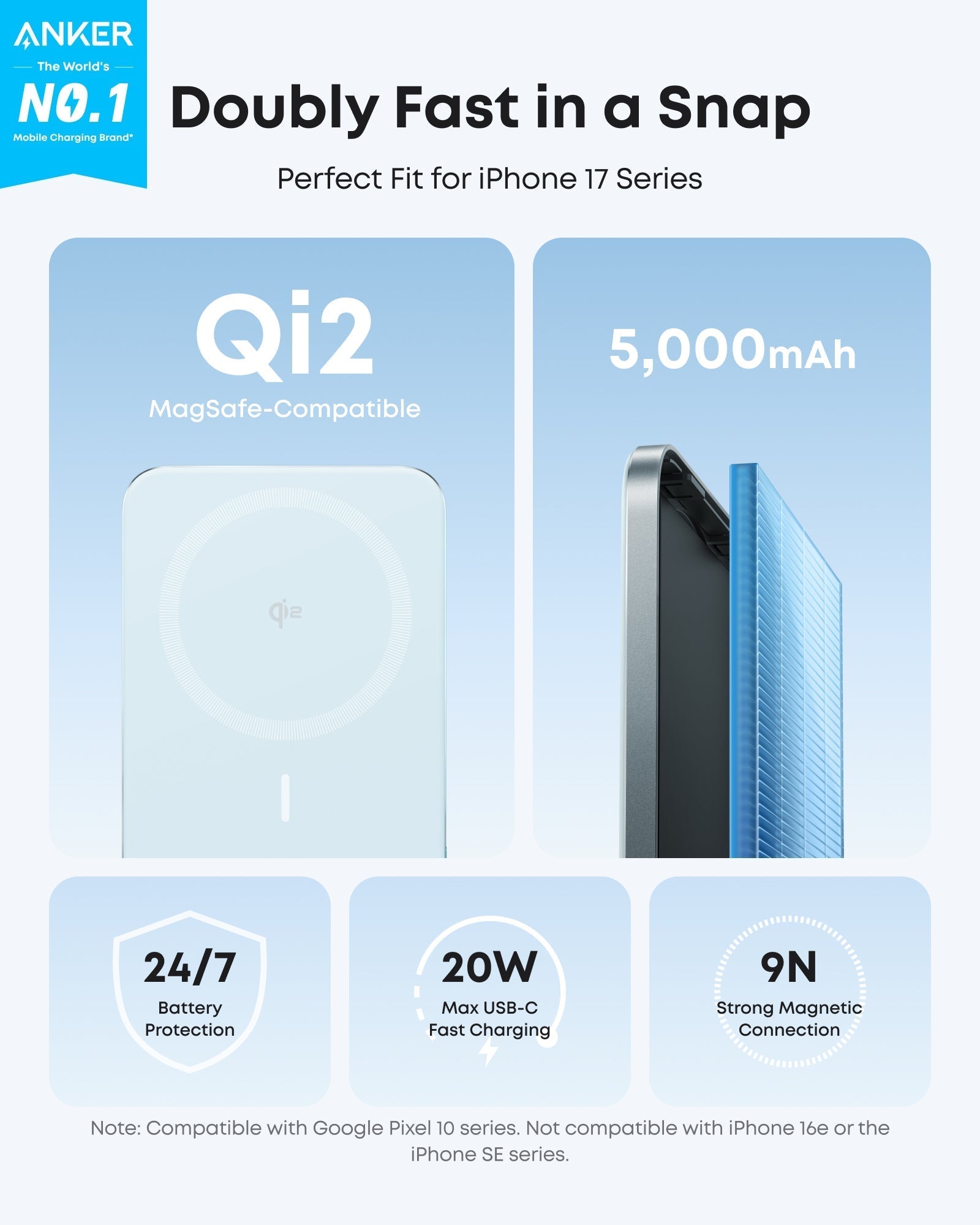 Nano Power Bank (5K, MagGo, Slim) O6