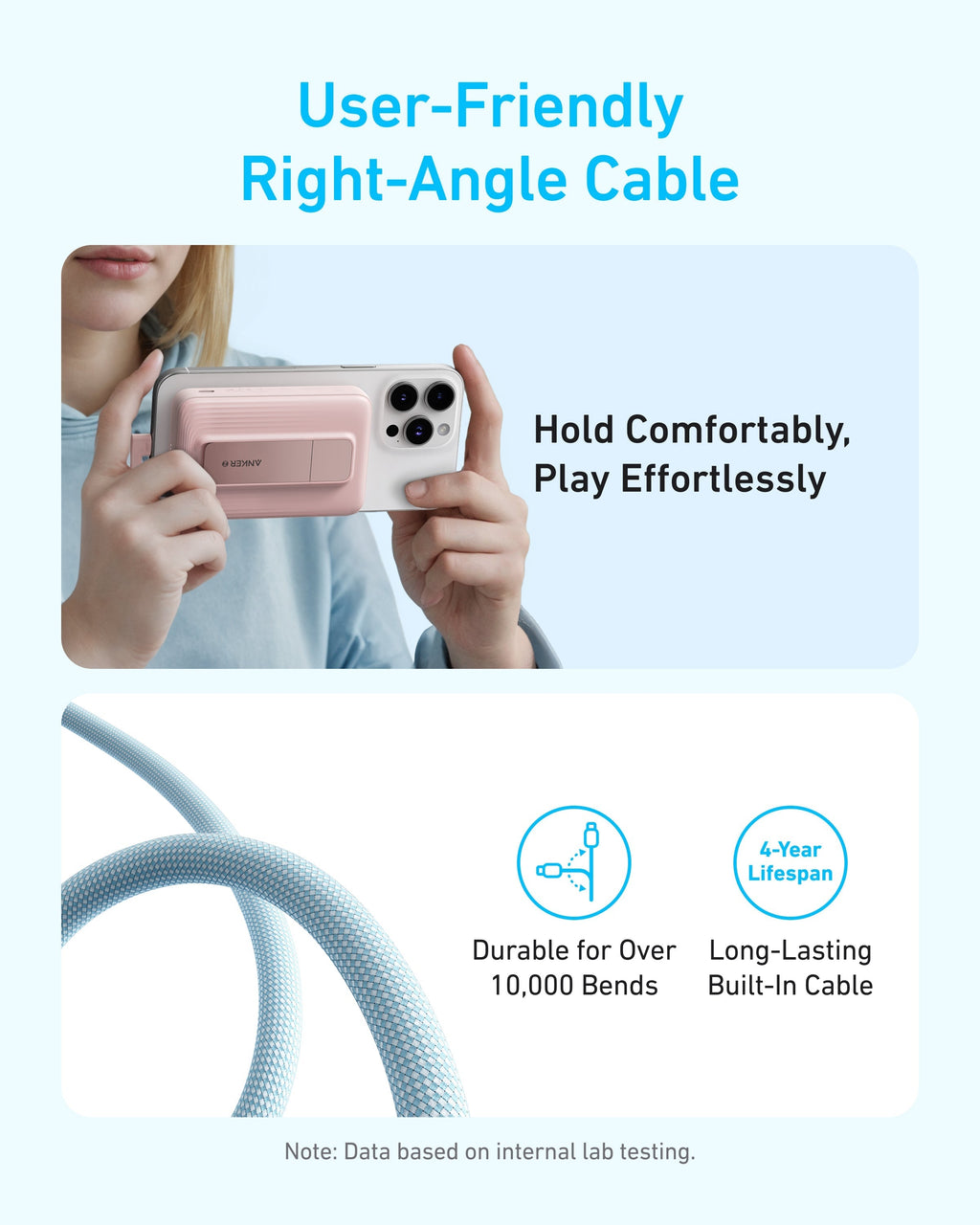 Zolo Magnetic Power Bank (10K, 30W, Built-in USB-C Cable) P3
