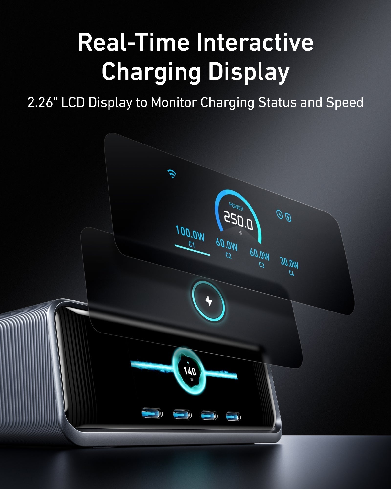 Prime Charger (250W, 6 Ports, GaNPrime) and Charging Station (8-in-1, 240W) N0