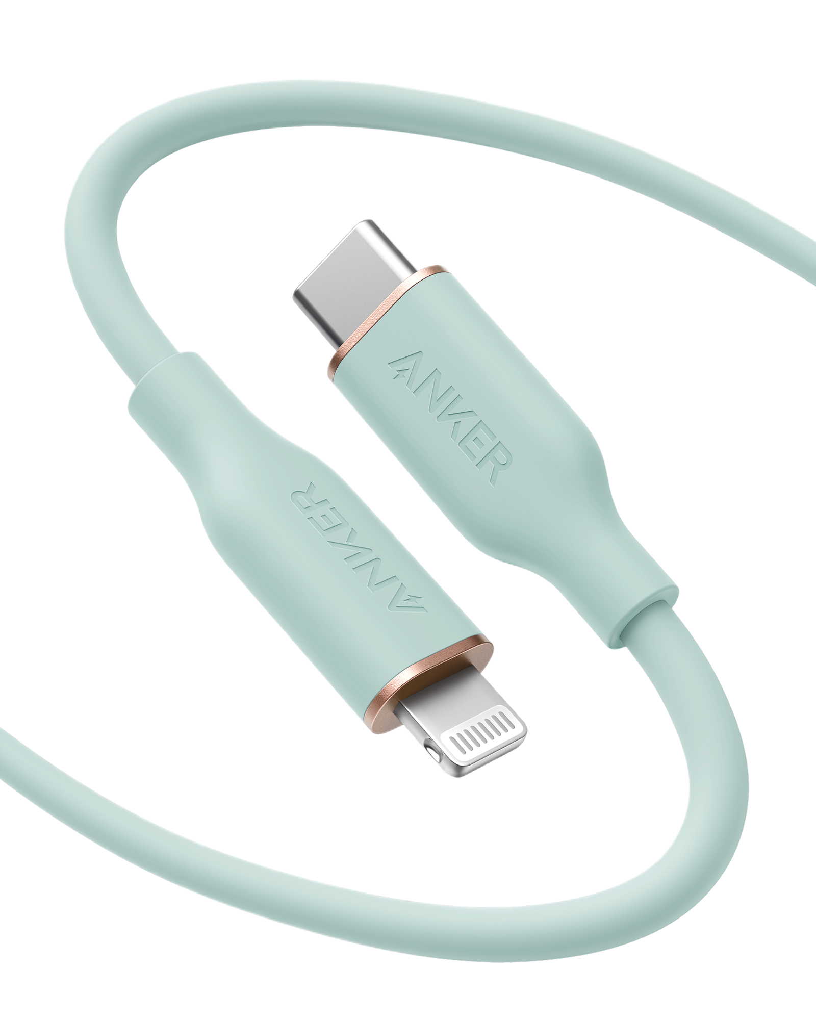 641 USB-C to Lightning Cable (Flow, 3 ft Silicone) Q6