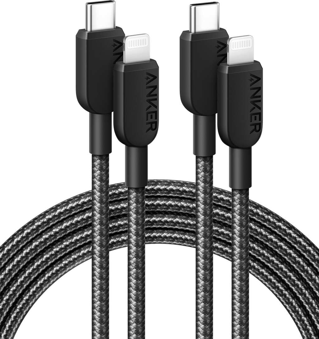 310 USB-C to Lightning Cable (6 ft, 2-Pack) Q3