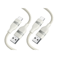 USB-A to USB-C Cable (3 ft, Upcycled-Braided)（2-Pack） X3