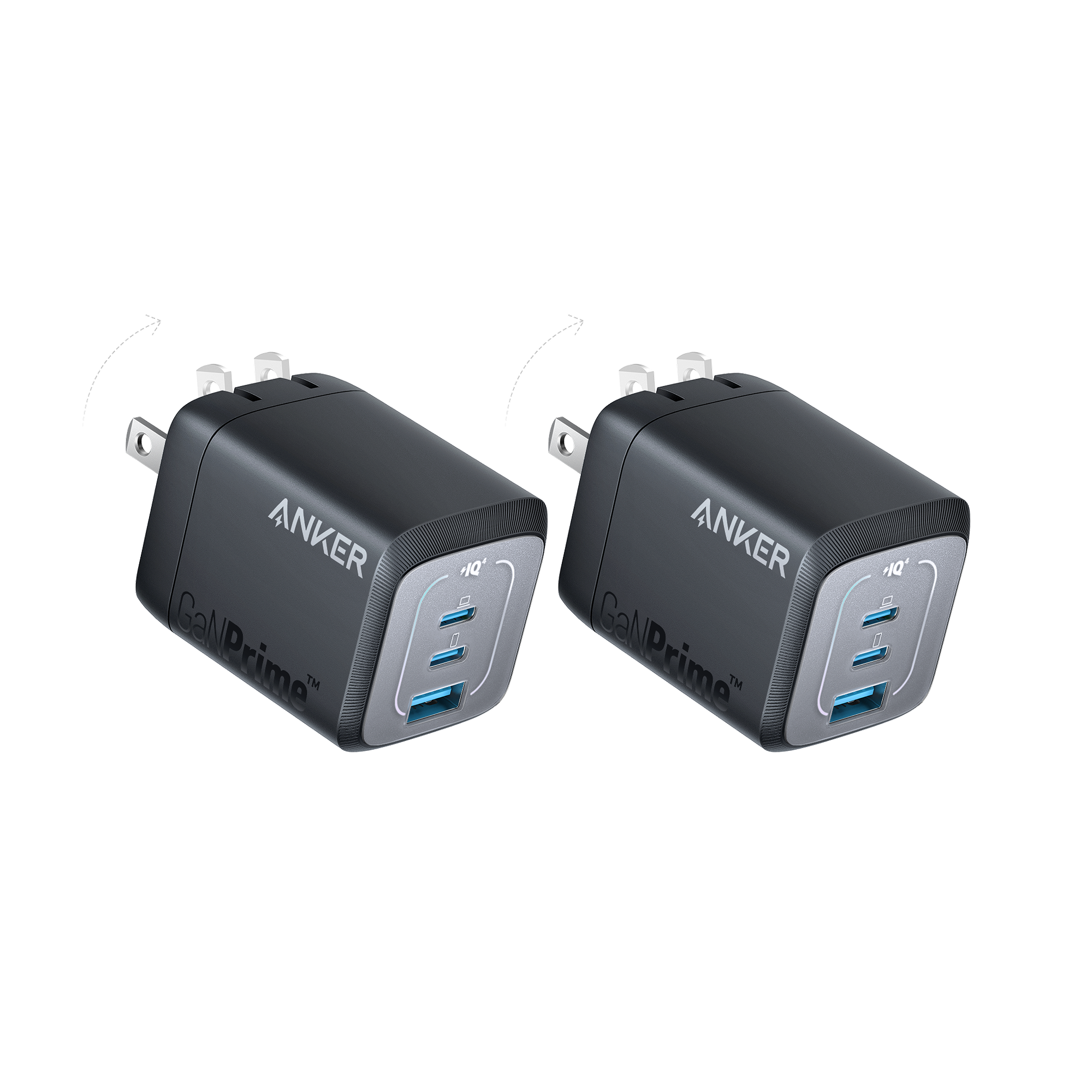 Prime 67W GaN Wall Charger (3 Ports) 2-Pack Z5